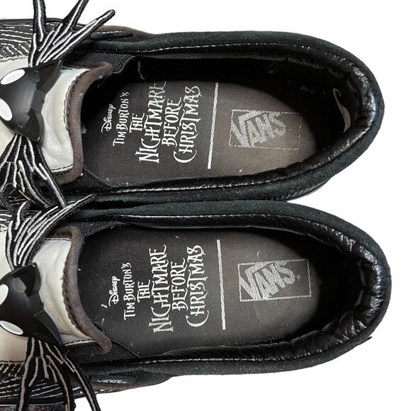 Vans The Nightmare Before Christmas x Classic Slip-On Jack Skellington 9M/10.5W - Picture 7 of 9
